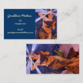 個人的なヴィンテージアールヌーボー 名刺 (正面/裏面)