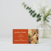 個人的なヴィンテージアールヌーボー 名刺 (スタンド正面)