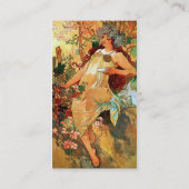 個人的なヴィンテージアールヌーボー 名刺 (裏面)