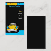 個人的な交通機関サービス-名刺 名刺 (正面/裏面)