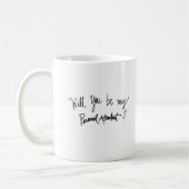 個人的な付き添い人か。 DkのBrのパンの花嫁の金褐色の女中 コーヒーマグカップ (左)