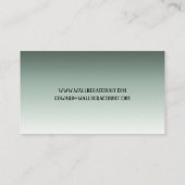 個人的な会計士財政の財政家のマネージャー 名刺 (裏面)