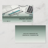 個人的な会計士財政の財政家のマネージャー 名刺 (正面/裏面)