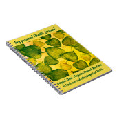 個人的な健康ジャーナル ノートブック (右側)