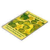 個人的な健康ジャーナル ノートブック (左側)