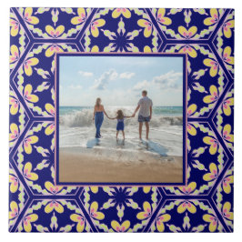 個人的な写真のスペインので地中海のなスタイルパターン タイル