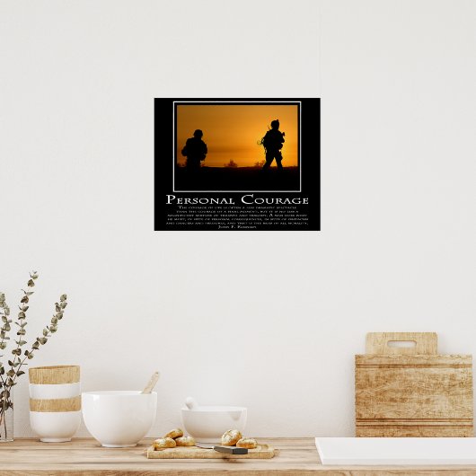 個人的な勇気 ポスター (キッチン)