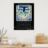 個人的な勇気：空挺降下 ポスター (キッチン)