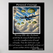 個人的な勇気:高さから跳躍 ポスター (正面)