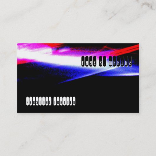 個人的な夜ライト 名刺 (正面)