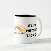 個人的な意味を持つ毎日のプリント ツートーンマグカップ (正面右)