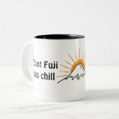 個人的な意味を持つ毎日のプリント ツートーンマグカップ (正面左)