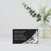 個人的な接客サービス 名刺 (スタンド正面)