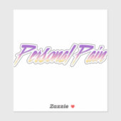 個人的な痛み – カットシール シール (シート)