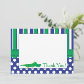 個人的な表現のわにカード サンキューカード (スタンド正面)