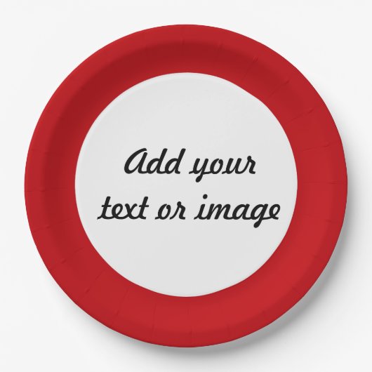 個人的な製品を作る良い方法。 ペーパープレート (正面)