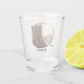 個人的な西部のカーボーイ・ハットブーツおよびロープ ショットグラス (裏面)