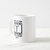 個人的な訓練の発育阻害 コーヒーマグカップ (正面左)