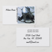 個人的な買物客の名刺 名刺 (正面/裏面)