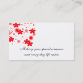 個人的な買物客の名刺 名刺 (裏面)