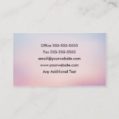 個人的な買物客-コンシェルジュの名刺 (CA) 名刺 (裏面)