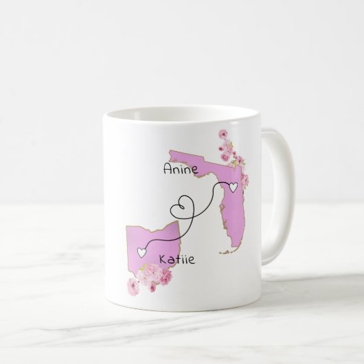 個人的な贈り物 – 私はあなたが隣に住んでいることを願う コーヒーマグカップ (正面右)