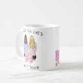 個人的な贈り物 – 私はあなたが隣に住んでいることを願う コーヒーマグカップ (正面左)