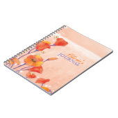 個人的な赤いケシかビジネスジャーナル ノートブック (左側)