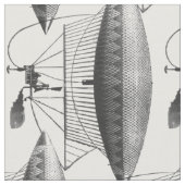 個人的な飛行船 ファブリック (クローズアップ)