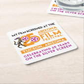 個人的な飲み物用コースター スクエアペーパーコースター (アングル)