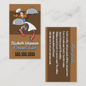 個人的なChef.Catering.Meal Delivery.Service 名刺 (正面/裏面)