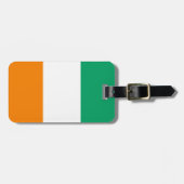 個人的なCoteのd'Ivoireの簡単IDの旗 ラゲッジタグ (正面横)