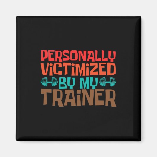 個人的にトレーナーの個人的なコーチに犠牲にされた マグネット (正面)