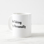 個人的に受け取らない コーヒーマグカップ (正面左)