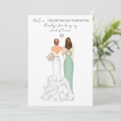 個人的に私のメイド・オブ・オーナー（花嫁付き添い人） 招待状 (スタンド正面)