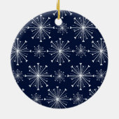 個人秘書のギフトのクリスマスの記念品 セラミックオーナメント (裏面)