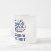 個人秘書のギフト フロストグラスマグカップ (正面左)