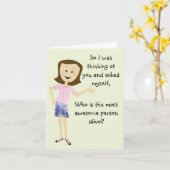 個人素晴らし誕生日カーおもしろいド() カード (黄色い花)