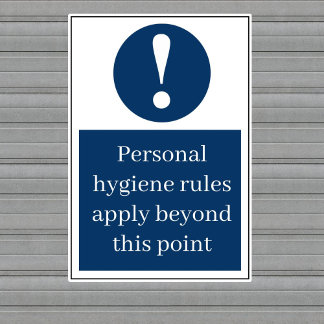 個人衛生ステッカー シール