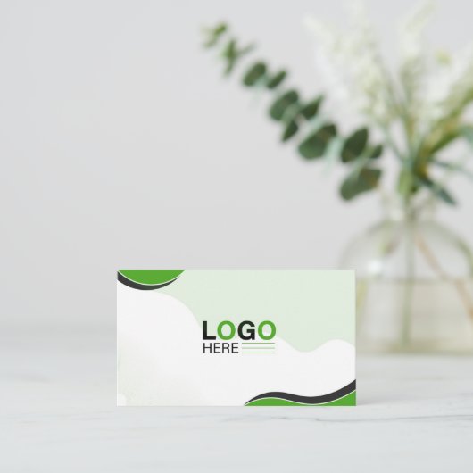 個人訪問カードデザイン、 名刺 (スタンド正面)