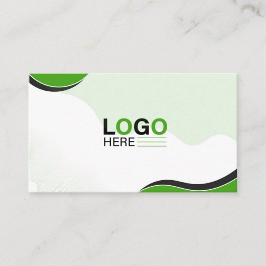 個人訪問カードデザイン、 名刺 (正面)