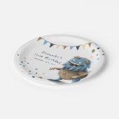 個人設定のニュートラル誕生日モンスター紙プレート ペーパープレート (アングル)