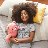 個人設定の付いたシグネチャーホームスクールのライフティー Tシャツ