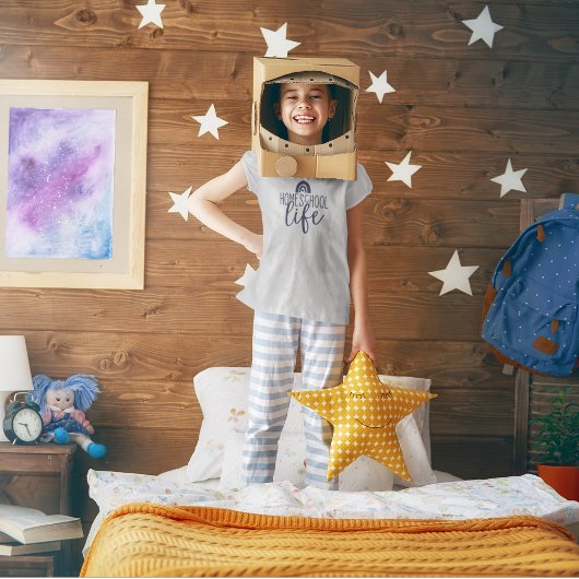 個人設定の付いたシグネチャーホームスクールのライフティー Tシャツ