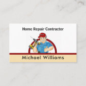 個人設定の便利屋ホーム修理簡単読 名刺 (正面)