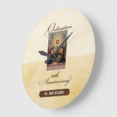 個人設定10周年記念エンジェル ラージ壁時計 (傾斜)