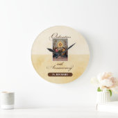 個人設定10周年記念エンジェル ラージ壁時計 (ホーム)