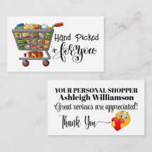 個人買い物客の名刺