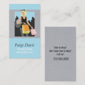 個人買い物客の名刺 名刺 (正面/裏面)