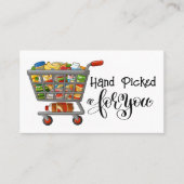 個人買い物客の名刺 名刺 (正面)